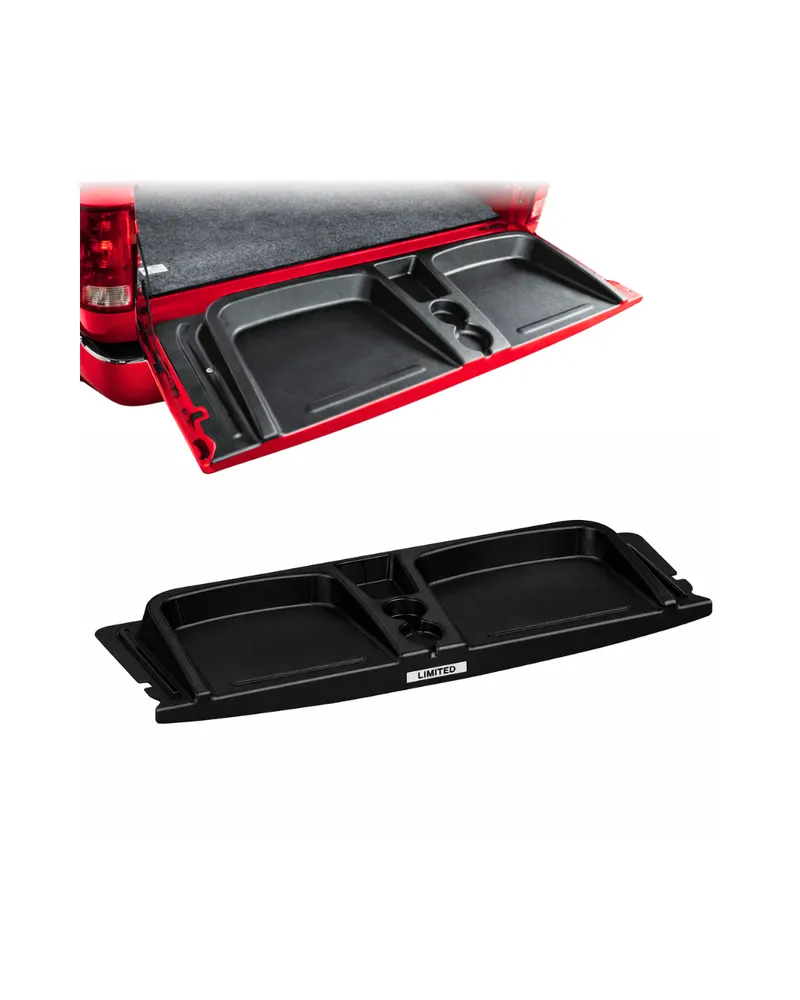 Asiento para Compuerta Pickup TOYOTA HILUX 16-25+ | Tailgate Seat LIMITED con Portavasos y Compartimento